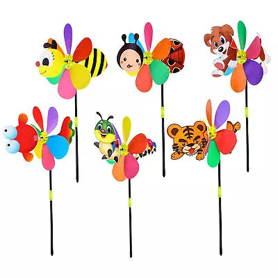 Ornament Outdoor Spinner Pinwheels Garden Decors Yard Wind Animal Windmill Art • £6.19