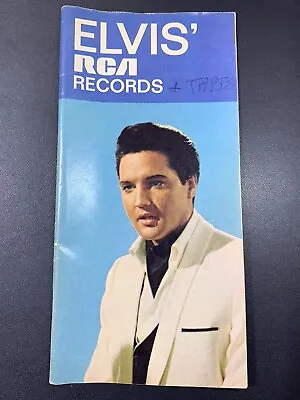 Elvis 1968 Record And Tapes Catalog / RCA / Promo • $25