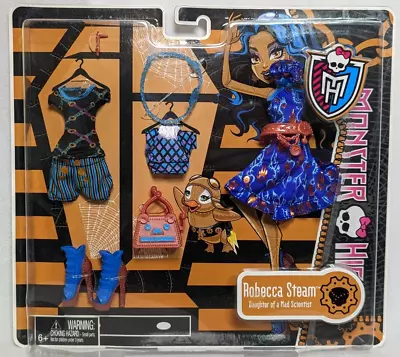 Monster High Robecca Steam Deluxe Fashion Pack (2012) Mattel #Y0407 • $59.99