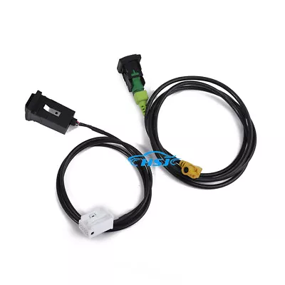 AUX&USB Input Switch Cable Set Fit For VW Golf MK5 MK6 1K0959623D • $18.49