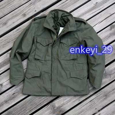 Replica U.S. M65 Military Jacket US Army Vietnam Field Leisure Coat Green/Black • $82.67