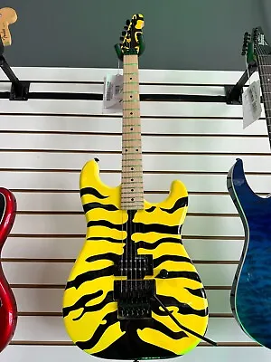 ESP LTD GL-200MT George Lynch Signature Guitar (Yellow With Tiger Graphic) • $799.99
