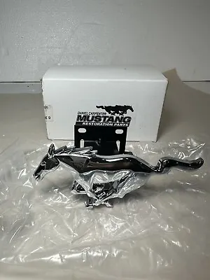 Ford Mustang Running Chrome Pony Grille Emblem  W/ Bracket New Open Box • $50