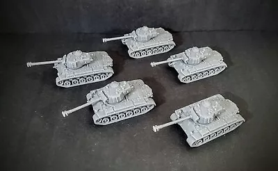 N Scale U.S. M26 Pershing Tank Platoon Lot X5 Resin 1/1600th Micro Armor  • $19.99