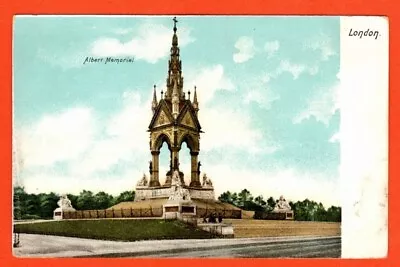 076006  Postcard  ALBERT MEMORIAL  London • £1.77