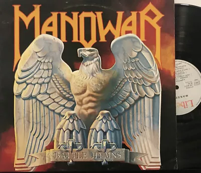 Manowar – Battle Hymns LP 1982 Liberty – 2C 068 - 400.103 [France] VG+/VG+ • $59.95