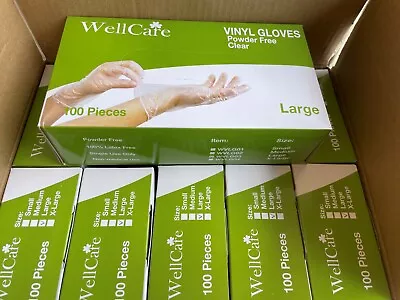 **CASE** Of Vinyl Large Gloves FREE SHIPPING • $39.99