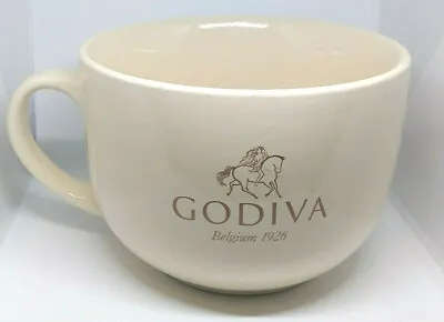 Godiva Belgium 1926 Soup Mug Ceramic Naked Girl On Horse Logo On Large Cup 32 Oz • $11.99