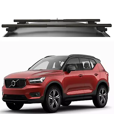 For Volvo XC40 XC60 XC90 (Black) Roof Racks Cross Carrier Cargo Bars Telescopic • $99.99