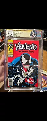 Venom Lethal Protector #1 Spanish Edition. CGC 7.0 Sign By TODD MCFARLANE  • $399