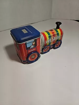 Vintage Life Savers Train 1997 Tin Locomotive Box Nabisco Empty Hard Candy Toy • $6