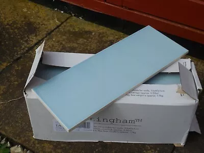 Attingham Powder Blue Wall Tiles • £10