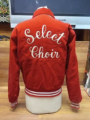 Vintage Maple Corduroy Red Coat Jacket Retro  Select Choir  USA Women's Small • $48.80