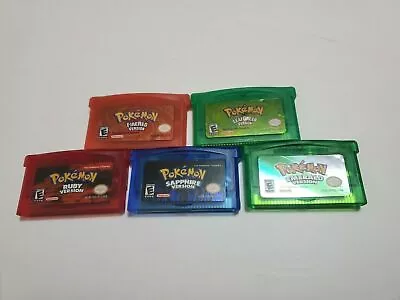 £45.99 • Buy Game Card Ruby/ Sapphire/ Emerald/ Fire Red/ Leaf Green For Pokemon GBM GBA