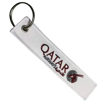 Qatar Airways Middle East Arab Asia Airline Carrier Airplane Key Tag Keychain • $14.99