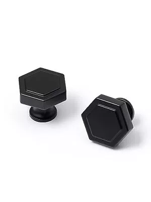 Black Cabinet Knobs Drawer Pulls Cupboard Kitchen Knob Bathroom Dresser Cabin... • $34.07