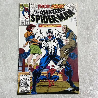 1992 Marvel Comics Venom Attacks The Amazing Spider-Man Marvel Comics #374 • $8.09