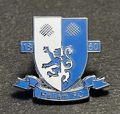 £2.50 • Buy Hallam FC (Silver) Non-League Football Pin Badge