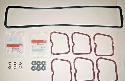 $45 • Buy TAPPET COVER GASKET W/ GROMMET VALVE SEALS KIT For 89-97 12V Cummins 5.9 3284623