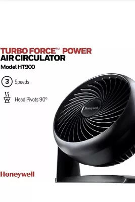 Honeywell HT900E Turbo Portable Fan - Black • £27
