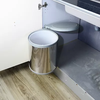 14L Swing Pull Out Kitchen Waste Bin Garbage Rubbish Trash Cabinet AU Stock • $66.83