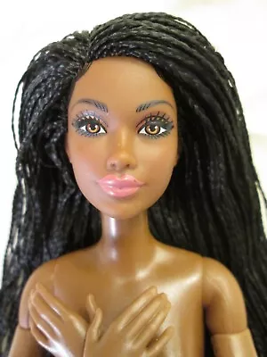 Nude Barbie Signature Looks #21 Doll Made To Move Body Long Hair Braids 2024 MTM • $29.99