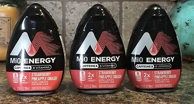 (3) MiO Energy - Strawberry Pineapple Smash - 3.24 Fl Oz - LG Size -exp. 05/24 • $18