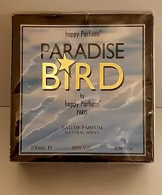 Vintage 80's Paradise Bird 100ml French Eau De Parfum NEW In Sealed Packaging  • £7.68