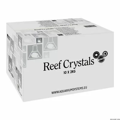 Reef Crystals Marine Reef Salt 4 8 20 & 40kg Packed In 2kg Bags Aquarium Systems • £12.99