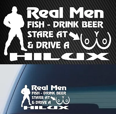 $6.80 • Buy Hilux Decal For Toyota Sticker 4x4 Sr5 Funny 4wd Ute 200mm