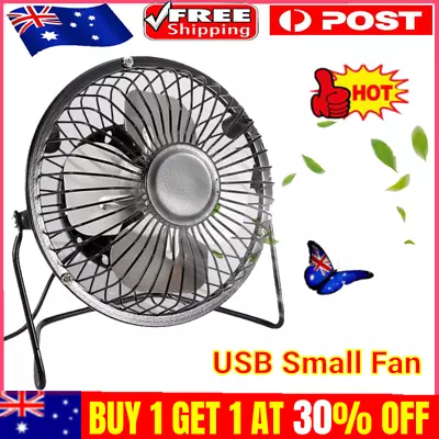 4inch Portable Mini USB Small Cooling Fan Desk Desktop Cooler AU • $14.99