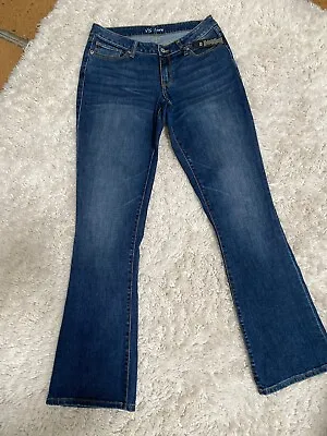 NEW!! VS LOVE Women’s Sz 12 Bootcut Blue Jeans • $24.99