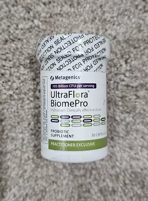 Metagenics UltraFlora BiomePro 30 Capsules Probiotic Supplement - Exp 1/25 • $37.95
