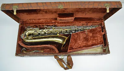 Martin Imperial Tenor Sax Made In Elkhart Ind  • $250