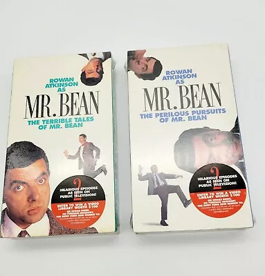 2 Mr. Bean VHS Tape Bundle. Perilous Pursuits AND Terrible Tales. New!!! • $10.89