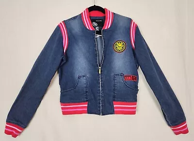 ECKO RED Womens Blue Cotton Blend Denim Jean Jacket Size Large (EUC) • $28.03