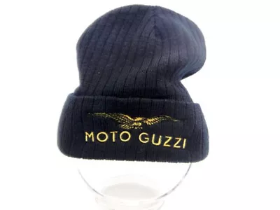 MOTO GUZZI Hat Motoguzzi + Eagle Black 950408030TL1 Beanie Motoguzzi + Eagle Bl • $15.94