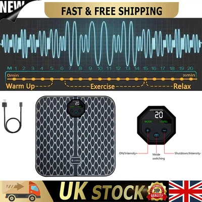 £16.85 • Buy EMS Foot Massage Pulse Foot Massage Pad Muscle Pain Fatigue Relief Physiotherapy