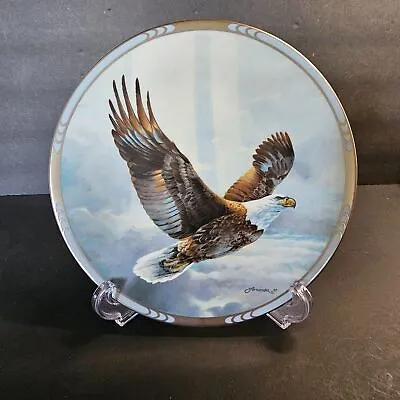 Vtg 1988 Eagle Plate The Fountainhead Corp Rise Above The Storm Mario Fernandez  • $22