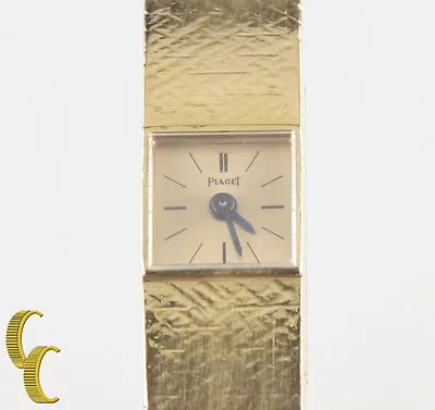 Piaget Women's Solid 18k Yellow Gold Vintage Delicate Hand-Winding Watch • $3600