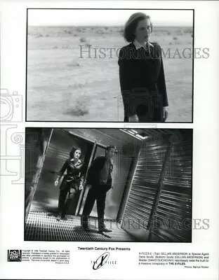 1998 Press Photo Gillian Anderson And David Duchovny In The X Files - Cvp61256 • $15.99