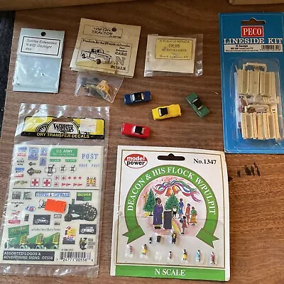 N Scale Model Railroad Parts Accessories Lot • $9.99