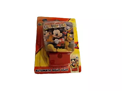 Disney Mickey Mouse Clubhouse LED Automatic Night Light Donald Goofy Pluto New • $3.99