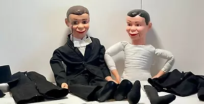 Pair Of Vintage Charlie McCarthy Ventriloquist Dolls – VERY RARE! • $299.95