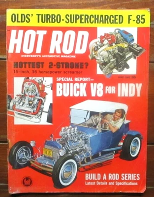 $1.99 • Buy Hot Rod Magazine, June 1962, Olds Turbo, Hot Kart Eng., Buick V8 For Indy