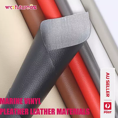 Marine Vinyl Pleather Leather Materials Automotive Home Upholstery Craft Fabric • $16.98