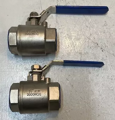 2 Qty Of Southwest Ball Valves Full Port 1-1/4  316 2000WOG | S8864 (2 Qty) • $80.99