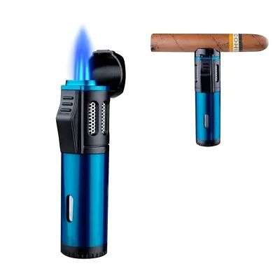£12.34 • Buy Triple Torch Cigar Lighter Refill Metal Windproof Gas Butane Jet Lighter