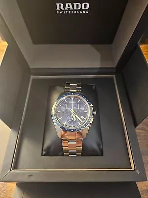 Rado HyperChrome Men's Blue Dial Chronograph Watch R32259203 • $1100