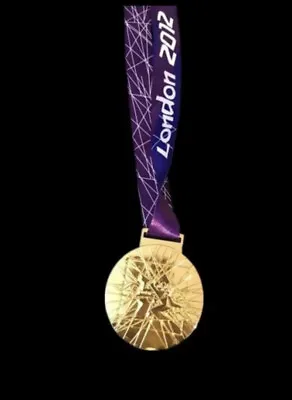 £21.75 • Buy 2012 London Olympic 'Gold' Medal+ Ribbon Replica Heavy 1:1 Most Selling Coin